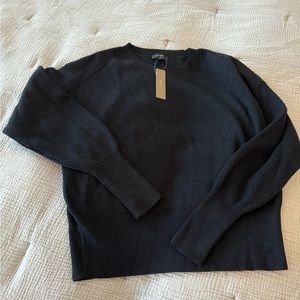 J. Crew balloon-sleeve crewneck sweater